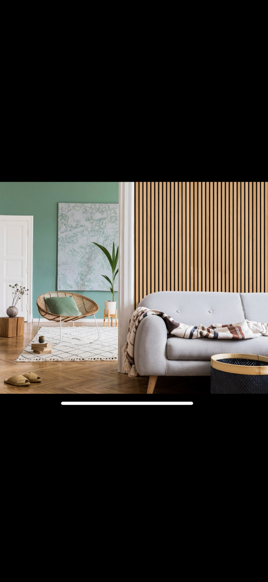 Eiken Wandpaneel Naturel - 240 x 60 cm