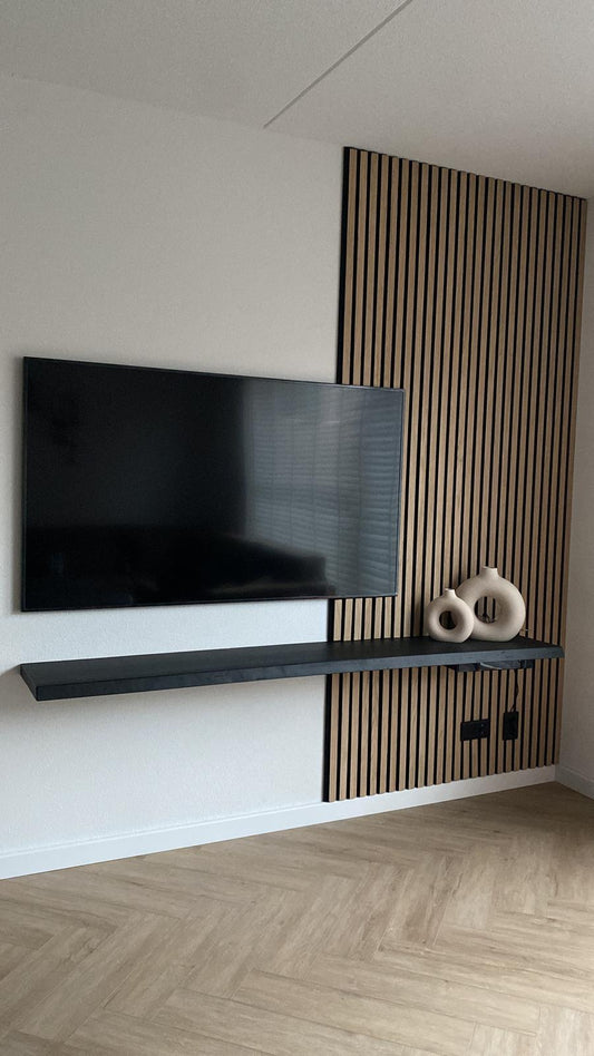 Eiken Wandpaneel Rustiek eiken - 240 x 60 cm